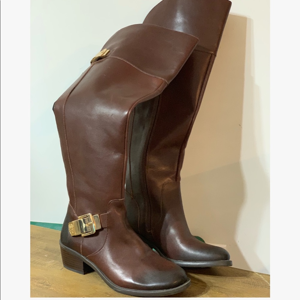 Vince Camuto Brown Knee High Boots Size 6